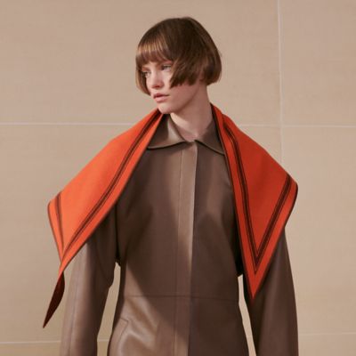 レッド - レディス, スカーフ、ショール＆マフラー, カシミア